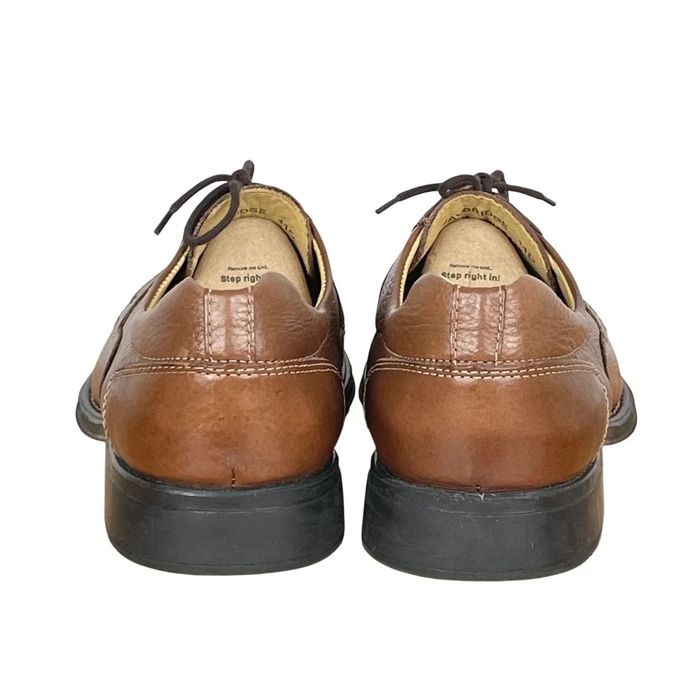 Studio Belvedere Baybridge Pebbled Leather Derby Shoes Men 11D Minimalist Office